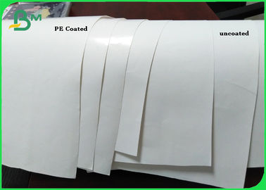 70 gm + 10 g de papel offset sin madera de color blanco revestido con PE para envases