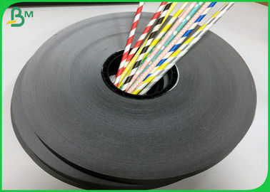 Rollo de papel de hendidura negro sólido de 15 mm con certificación aprobada por la FDA
