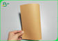 80g - papel de 300g Brown Kraft para la pulpa de madera de los bolsos respetuosa del medio ambiente
