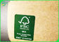 Eco - rollo de papel amistoso FSC FDA ISO del envasado de alimentos de Brown del papel de 50g Kraft