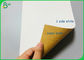 papel de Kraft cubierto blanco del lado trasero de la conformidad de la comida de 250gr 325gr para hacer la fiambrera