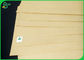 Rollo de bambú del papel de Brown Kraft de la Virgen imprimible 50gsm para el embalaje del regalo