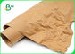 papel de Kraft lavable de la fibra natural de 0.55m m para la prenda impermeable reutilizable del bolso del almacenamiento