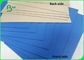 Cartón azul brillante de las carpetas del papel de la pintura con la parte posterior 1.0m m del gris