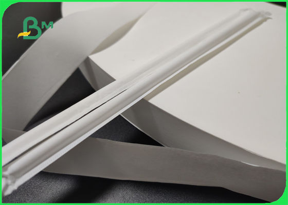 Biodegradable aprobado por la FDA 32mm 44mm 24 26 28gsm Papel de envoltura de paja para alimentos para paja para beber