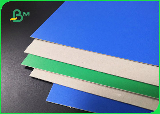 1m m Grey Paperboard For File Folders cubierto verde/azul de 1.2m m laminaron