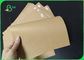 color de papel natural de embalaje Brown de los trazadores de líneas del papel de la comida de 75gsm Kraft