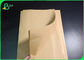 Papel de bambú sin blanquear reciclable de Brown Kraft de la pulpa para los sobres del bolso
