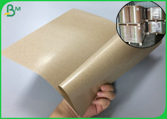papel revestido sin blanquear de 80g + de 15g PE PE Kraft al embalaje de la carne fresca