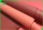 material lavable de papel rojo 0.55m m reciclable de los bolsos de Rolls de la tela de 0.3m m Kraft