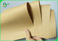 Envasado de alimentos impermeable seguro del papel de Brown Kraft de la comida 70 - 150gsm