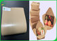 El PE impermeable a la grasa disponible cubrió Kraft Rolls de papel para la comida Takeway 250gsm 300gsm