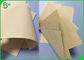 Tipo sin recubrimiento papel de Brown Kraft de la categoría alimenticia de 100gsm 120gsm para la bolsa de papel