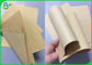 Tipo sin recubrimiento papel de Brown Kraft de la categoría alimenticia de 100gsm 120gsm para la bolsa de papel