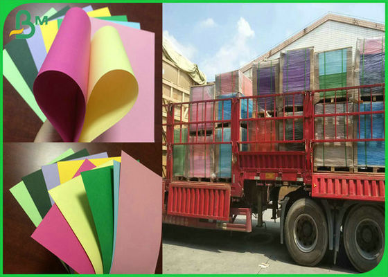 SGS aprobado 230gm 250gm hoja de papel de color con impresión de color estable
