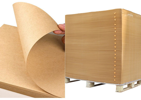 El papel de Kraft modificado para requisitos particulares tamaño de la Virgen de 100gsm 120gsm cubre alta tiesura