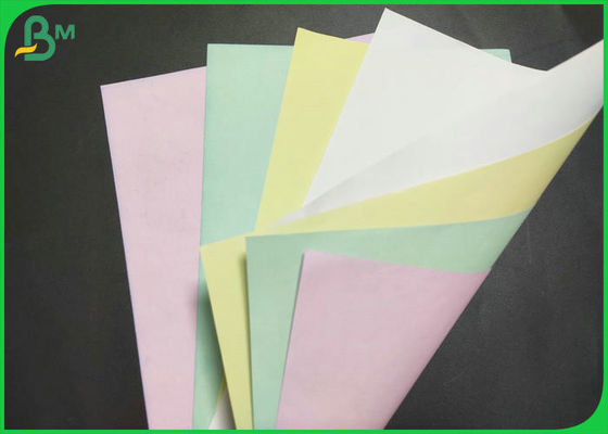 Anchura amarilla azul blanca del papel sin carbono A4 650m m 750m m de 55g 50g en rollo