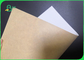325gsm 1 Clay Coated Kraft Back Paper blanco lateral para la caja para llevar 65 los x 96cm