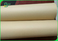 papel natural material de Brown Kraft de las bolsas de papel de la categoría alimenticia 120gsm