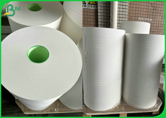 Color blanco de categoría alimenticia 24m m del AAA 25m m 26m m 27m m Straw Wrapping Paper With 28gsm