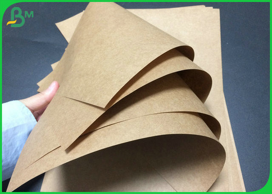 rollo de papel de Brown Kraft Jumbol del material de la aprobación de 1100m m 80gsm los E.E.U.U. FDA para el envasado de alimentos