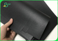 110gsm al arte negro sólido Rolls de papel de los lados del doble 170gsm para la ropa marcan con etiqueta