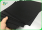 110gsm al arte negro sólido Rolls de papel de los lados del doble 170gsm para la ropa marcan con etiqueta