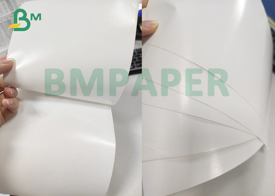 Papel trasero blanco de papel auto-adhesivo del alto lustre imprimible pegajoso