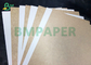 papel revestido blanco imprimible de la parte posterior de 350gsm Kraft para la caja de gama alta del envasado de alimentos