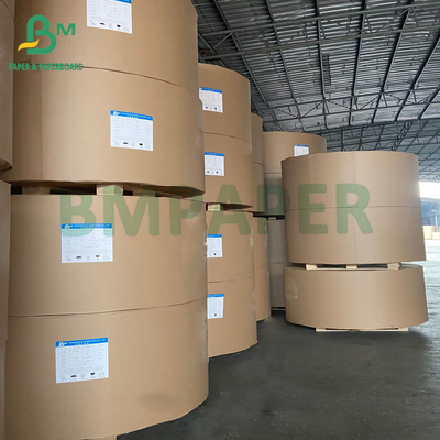 Papel Kraft marrón semiextensible de 70 gm 90 gm para bolsas de embalaje