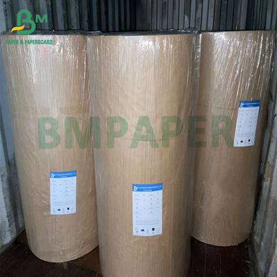 Papel Kraft de 75 gramos de alto tamaño, fuerte y expandible, resistente a las ráfagas, marrón