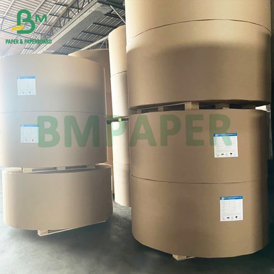 Caja de embalaje de bocadillos a prueba de aceite sin blanquear con cartón Kraft Liner recubierto de PE