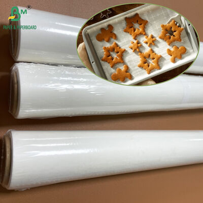 Resistente a altas temperaturas 38gm hornos blancos papel de hornear rollo 15 en X 30 pies