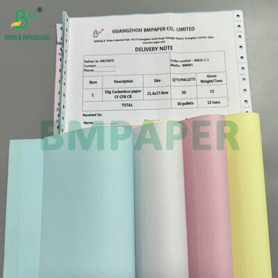 Papel sin carbono sensible a la presión CB / CFB / CF
