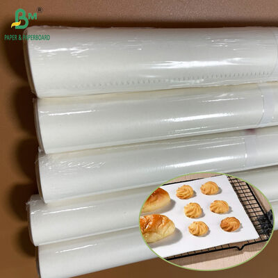 Papel de pergamino blanco resistente al calor para hornear alimentos