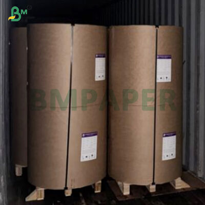 Papel de recubrimiento de madera 100% virgen 75gm 80gm 85gm marrón Kraft para hacer bolsas de papel