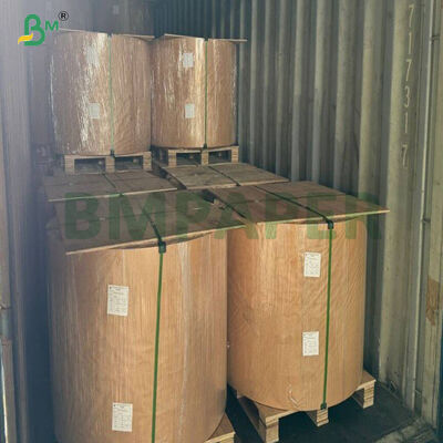 Papel de revestimiento de madera virgen de 30 a 80 g Mg Kraft para el embalaje exterior