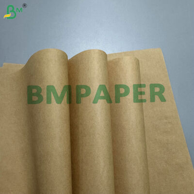 Rollo de papel kraft para sacos semi-extensible de alta resistencia y TEA de 50-55 lb para embalaje industrial