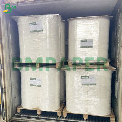 Rollos de papel para envolver pajitas blancos de grado alimenticio de 28 g/m² de 27 mm x 5000 m
