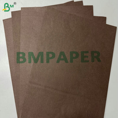 Rollo de papel a prueba de grasa de grado alimenticio color café para hornear, 40 g/m² 45 g/m², papel de envolver para sándwiches, hamburguesas y repostería